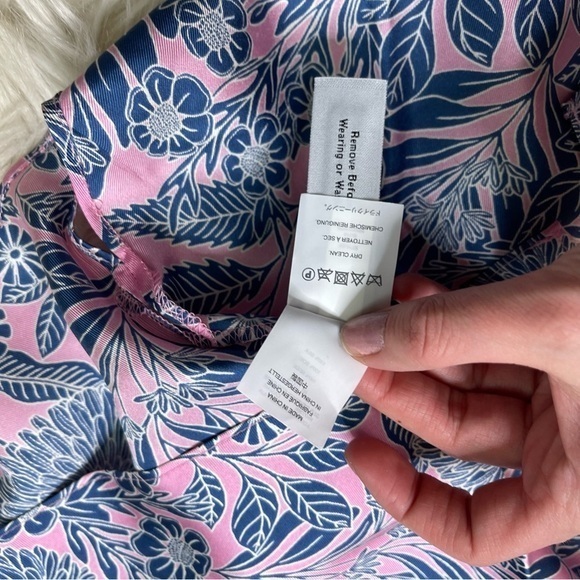 J. Crew‎ x Abigail Borg Silk Floral Tank Top Blouse - Picture 4 of 7